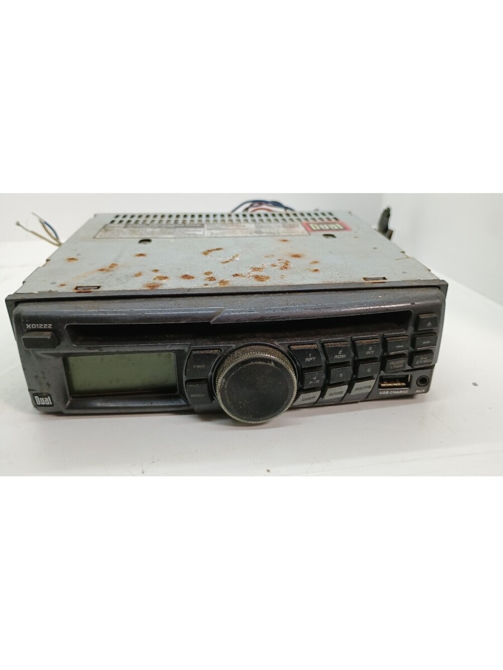 Radio, Car CD USB Receiver Dual XD1222 - For Parts/Repair